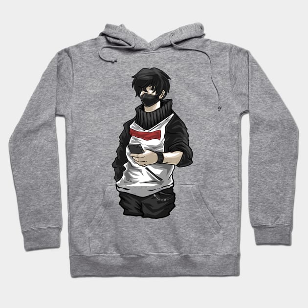 Anime Male Character Kawaii Guy Japanese Manga Hoodie by theperfectpresents